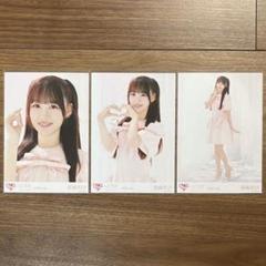 イコラブ　生写真　音嶋莉沙　直筆　とくべチュ　歌唱　赤衣装　①