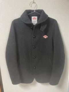 ダントン 丸襟ウールモッサジャケット 40サイズ JD-8237 グレー 美品】DANTON 丸襟ウールモッサジャケッJD-8237 WOM サイズ40