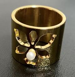 【美品】 MIKIMOTO ミキモト スカーフリング ゴールド　パール 楽天市場】ミキモト MIKIMOTO スカーフリング ゴールドxパール