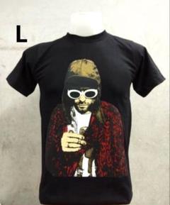 新品　Nirvana ニルヴァーナ　カートコバーンLサイズ バンドTシャツのサムネイル