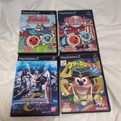 PS2 ４本セット　マニア　レトロゲーム　太鼓の達人　動作品　取説　まとめ