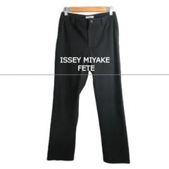 極美品✨ISSEY MIYAKE FETE プリーツ　変形　ボトムス　ブラック 極美品】ISSEY MIYAKE FETE 変形 プリーツパンツ 黒 - メルカリ