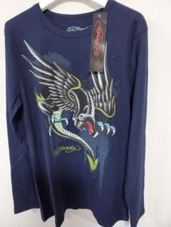 ●底値・新品未使用・①エドハーディー 長袖カットソーTシャツ 紺