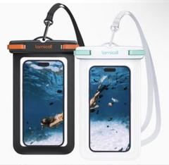 2枚セット❣️スマホ 防水ケース iPhone 15/14/13 IPX8完全防水