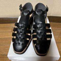 kei　ダイアナ　未使用グルカサンダルレディースブラック24.5cm kei様専用 ダイアナ 未使用グルカサンダルレディースブラック