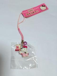 【新品未使用】はろうきてぃ　京都限定　根付け　少しレトロ サンリオ