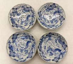 染付　龍紋　花口鉢4点　四君子　送料込み250611 染付 龍紋 花口鉢4点 四君子 送料込み250611 - メルカリ