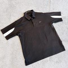 ナイキNIKE 高機能スフィア ポロシャツ M ブラック　ゴルフ クールビズ
