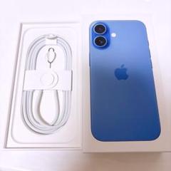 【箱と充電ケーブルのみ】Apple iPhone 16 ウルトラマリン