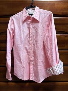 未使用級/超希少XL ポールスミス　長袖シャツ　花柄　ピンク　彩り鮮やか　春夏 ポールスミス Paul Smith フローラル柄シャツ Lサイズ 希少
