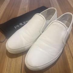 【美品 27cm】PHILIPPE MODEL スリッポン ホワイトのサムネイル