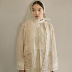 ワンピース cotton lace patchwork docking one piece cotton-lace-patchwork-docking-