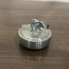 シルバー　置物　象　入れ物　銀　エレファント　elephant