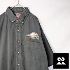 Harley-Davidson　NHRA　USA半袖シャツ　オーバーサイズ　黒