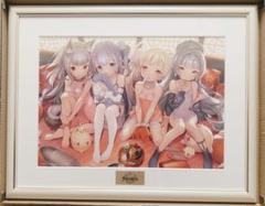 アズールレーン 複製版画 ユニコーン・夕立・Z46・エルドリッジ へんりいだ アズールレーン 複製版画 ユニコーン・夕立・Z46・エルドリッジ