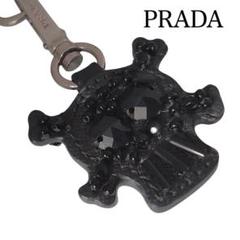 【希少】PRADA プラダ スカルゴーストブラック 黒ネックレス