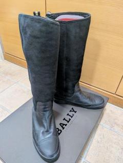 2 BALLY ロングブーツ スエード レザー 本革 24cm 37 Bally - 良品 BALLY バリー スエード ロングブーツ 37 約24.0cm