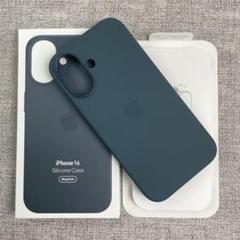 「新品未使用」iPhone 16 シリコンケース MagSafe ダークグリーン