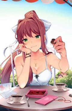 ドキドキ文芸部 モニカ バレンタインイラストポスター m36511020477_1.jpg?1749656617