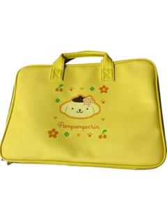 レトロ　ポムポムプリン　PC タブレット　ケース　サンリオ　ショルダー　黄色