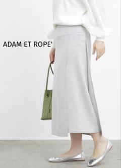 ADAM ET ROPE' オックスイージースカート　38 グレー