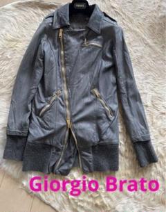 定価20万円❣️ GiorgioBrato レザージャケット　風合加工 定価20万円❣️ GiorgioBrato レザージャケット 風合加工 - メルカリ