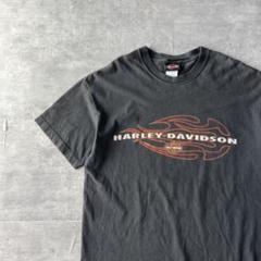 【フェードTシャツ、ツラ抜群◎】ハーレーダビットソン古着ストリートグラフィック