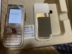 Nokia 携帯電話 ゴールド/ホワイト 本体