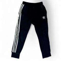 美品 adidas アディダス トラックパンツ キッズ 3ストライプ ブラック