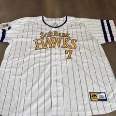 福岡ソフトバンクホークス　中村晃選手　限定ユニフォーム 2XL