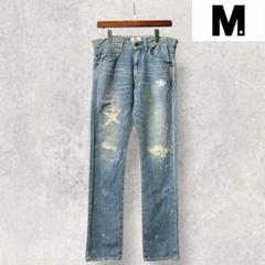 希少rare M ダメージ リペア デニムパンツ ブリーチ 木村拓哉キムタク ⭐︎
