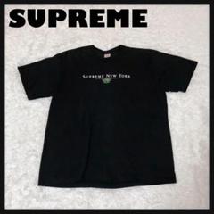 【人気XLサイズ】SUPREME シュプリーム Tシャツ ビッグロゴ 黒 NY