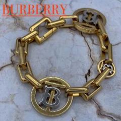 BURBERRY』バーバリー ボルトバングル ブレスレット / ゴールド