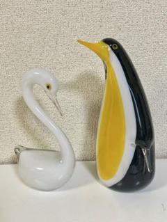 maocat様専用 ガラス製 白鳥 置物セット 大小2点他まとめ