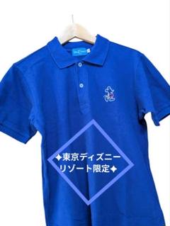 東京ディズニーリゾート限定　ミッキーマウス ポロシャツ M ネイビー