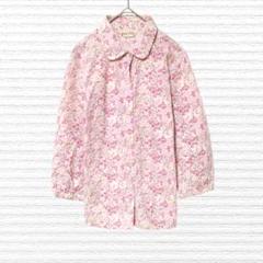 マウスバレー　シャツ　ピンク　花柄　七分袖　大人可愛い　綿100%　コットン