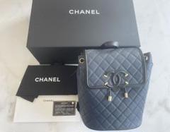 2203778 CHANEL シャネル 巾着型バッグ 黒色 - メルカリ