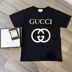 GUCCI グッチ インターロッキング センターロゴ Tシャツ　カットソー 101792975_1.jpg