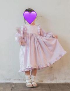 ハンドメイドワンピース 100cm