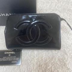ヴィンテージ CHANEL エナメルポーチ