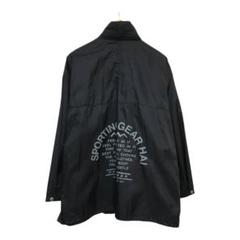 【ISSEY MIYAKE 】新品　羽織り　ジャケット　ケープ　ブラック イッセイミヤケISSEY MIYAKE 132 5. ポリ箔プリント折り紙