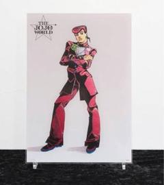 JOJO WORLD 荒木飛呂彦描き下ろし箔入りアクリルアートパネル　東方丈助