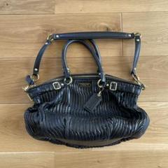 コーチ COACH ボディバッグ ブラック ゴールド金具