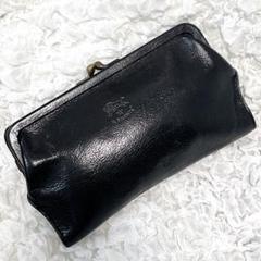 未使用✨イルビゾンテ レザー　長財布　ブラック ILBISONTE イルビゾンテ 長財布 ロングウォレット ロゴ刻印