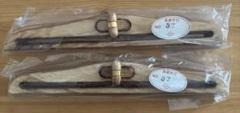 ウッド バック持ち手 ハンドメイド 木製 高級手口 2つ