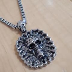 愛乃風 SHOCK ショックアイ ネックレス シルバーネック アクセ ドクロ