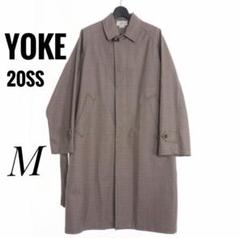 YOKE 20SS グレンチェック バルカラー コート YOKE 20SS グレンチェック バルカラー コート - メルカリ