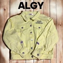 【ALGY】 イエロー デニムジャケット 140