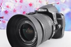 ❤️極上美品❤️スマホ転送OK! Nikon D3000 初心者でも簡単♪