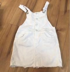 H&M ホワイト サロペット